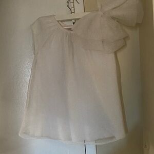 Elegant White Kids Formal Dress